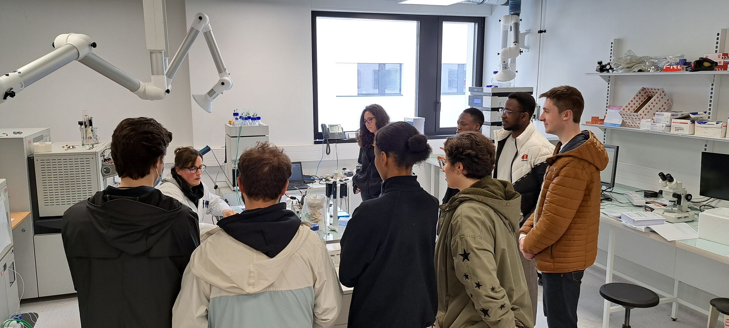 Visite des étudiants du M1 BIPV